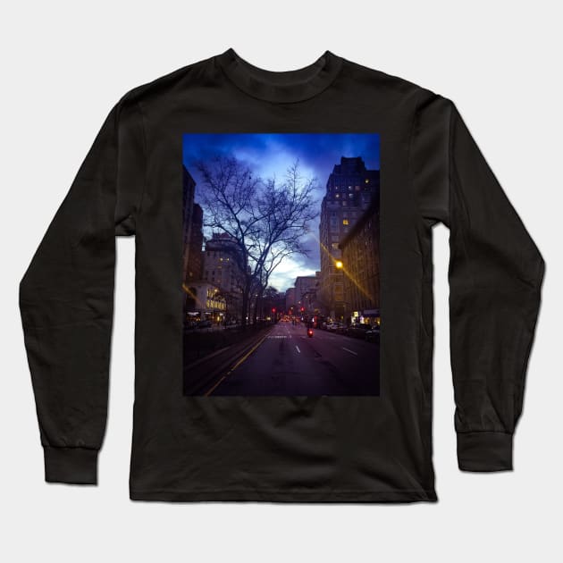 Upper West Side, Manhattan Long Sleeve T-Shirt by eleonoraingrid